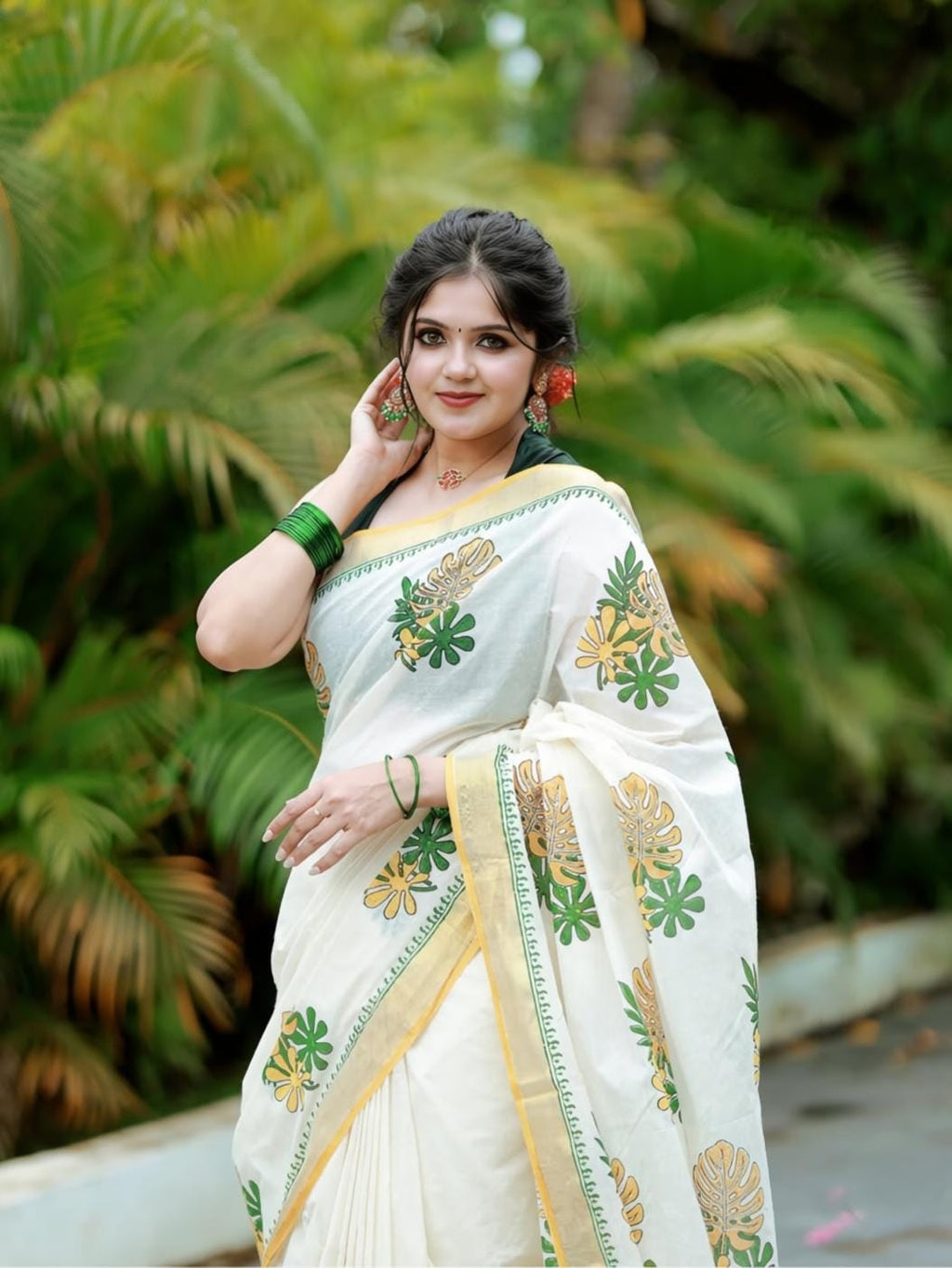 Linen Saree